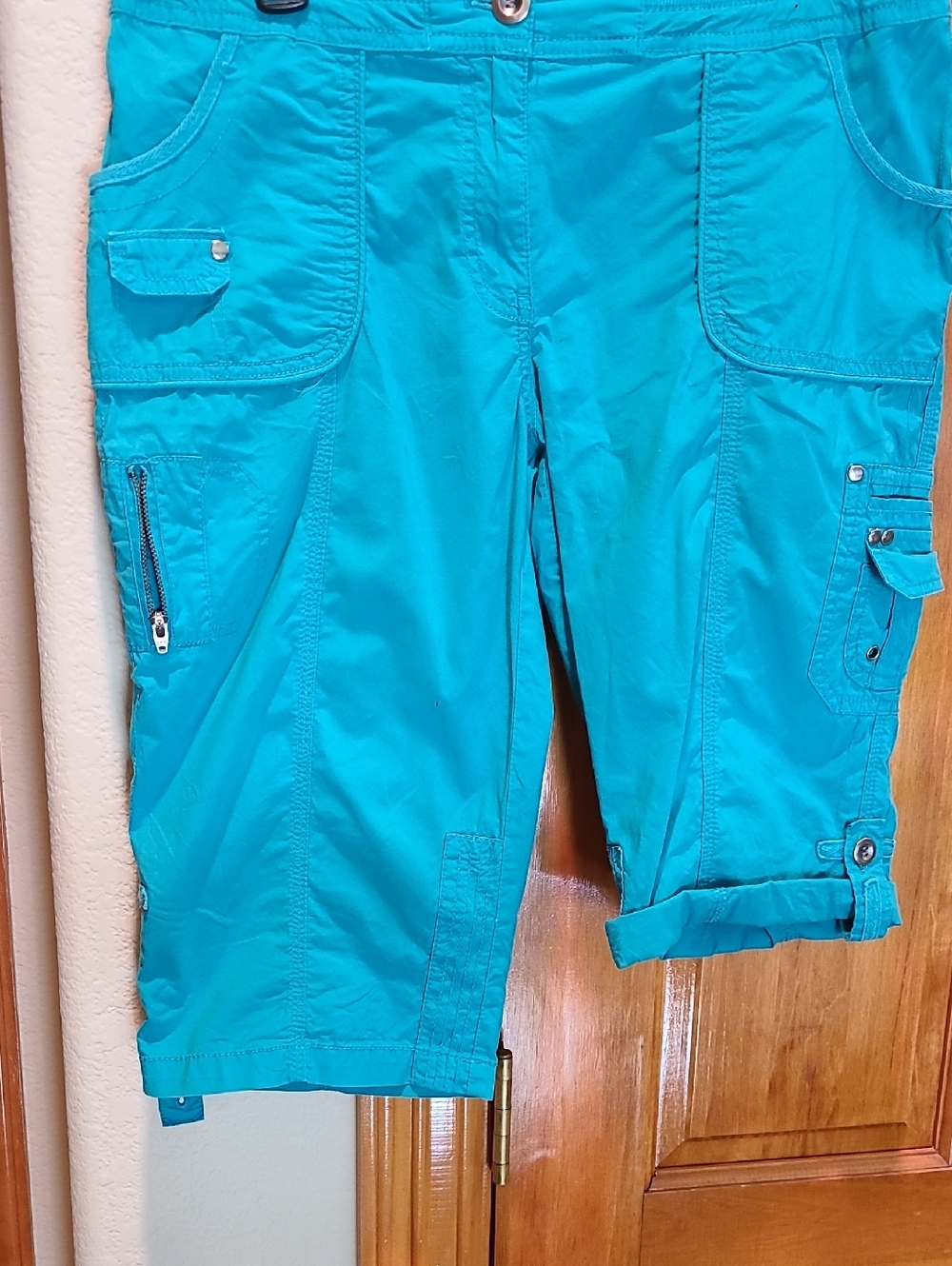 Chico's Turquoise Shorts Size 0.5 (S/M) See Measurements